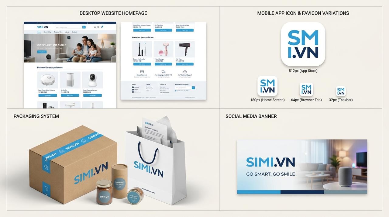 SIMI.VN Complete Brand Mockup Board