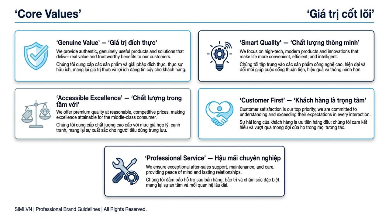 SIMI.VN Core Values