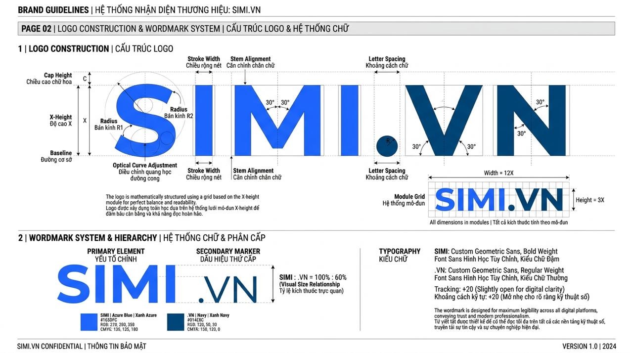 SIMI.VN Logo Rationale and Construction