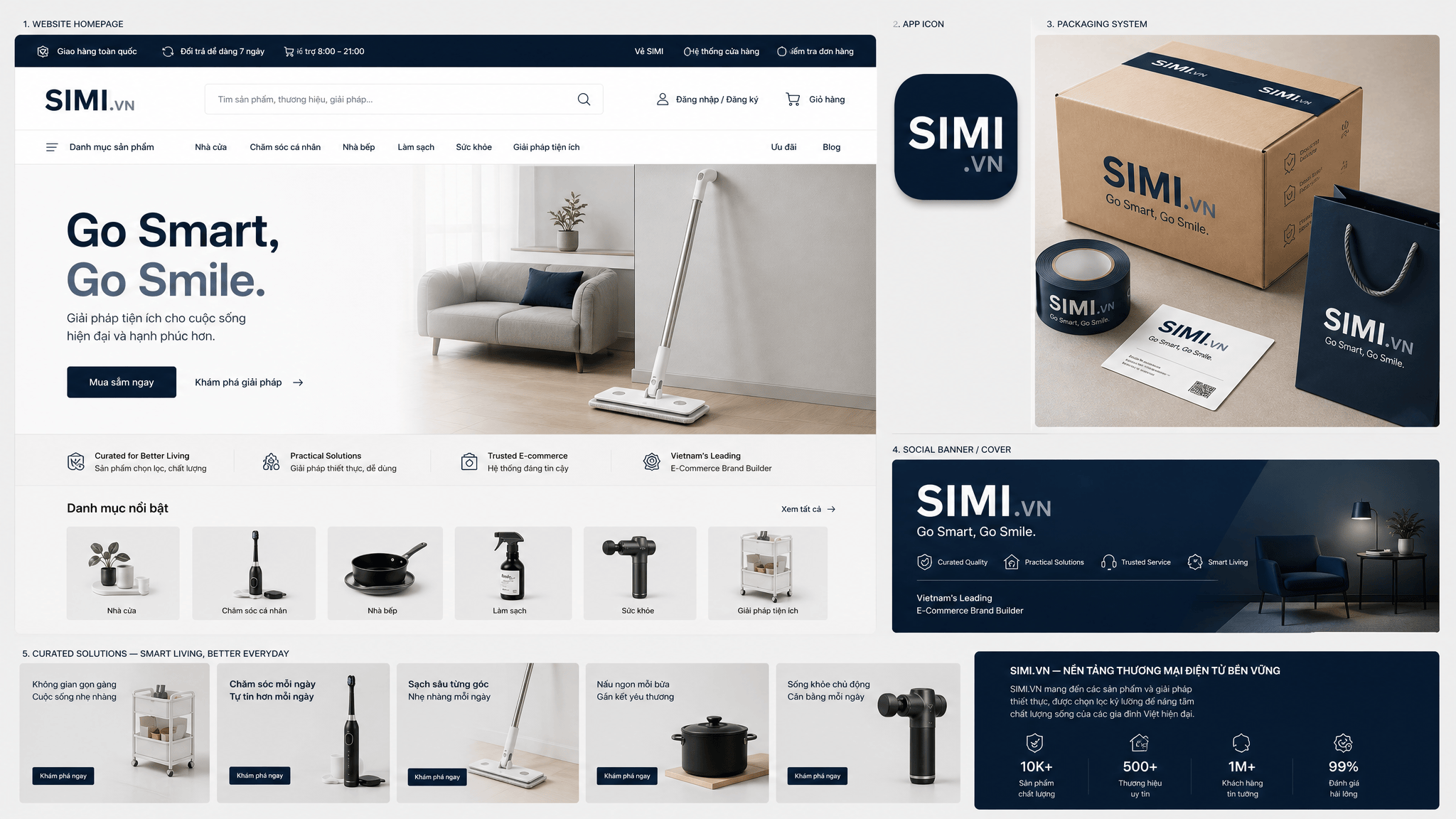 Concept 1 SIMI.VN mockup board chất lượng cao full trang