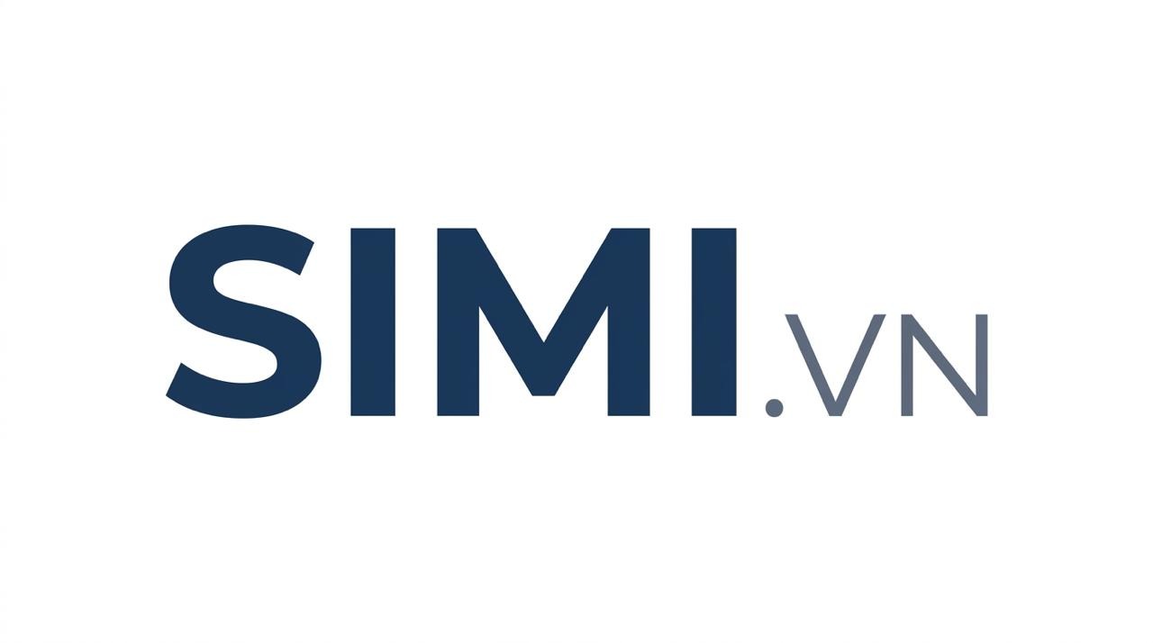 Concept 1 SIMI.VN logo chính nền trắng