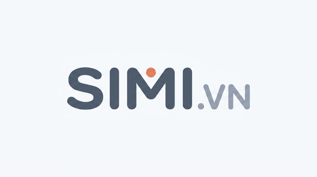 Concept 3 SIMI.VN slate gray terracotta wordmark